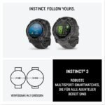 Garmin Instinct 3 45mm AMOLED – GPS-Multisport-Smartwatch mit 1,2" AMOLED-Display, 80+ Sport-Apps, LED-Taschenlampe & bis zu 18 Tage Akkulaufzeit – Bild 4