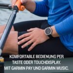 Garmin Fenix 7 Smartwatch mit QuickFit Uhrenarmband 22mm grau/Silber – Bild 4