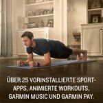 Garmin Venu 2 – GPS-Fitness-Smartwatch mit ultrascharfem 1,3“ AMOLED-Touchdisplay, umfassenden Fitness, über 25 vorinstallierte Sportarten, Music Pay – Bild 3
